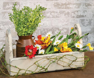 Ivory Flower Box - The Fox Decor